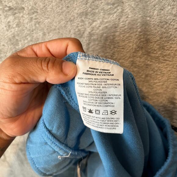 Nike Tech Fleece Jogger Sweatpants Mens Sz‎ XS Blue Athletic Athleisure Comfort - Picture 4 of 9